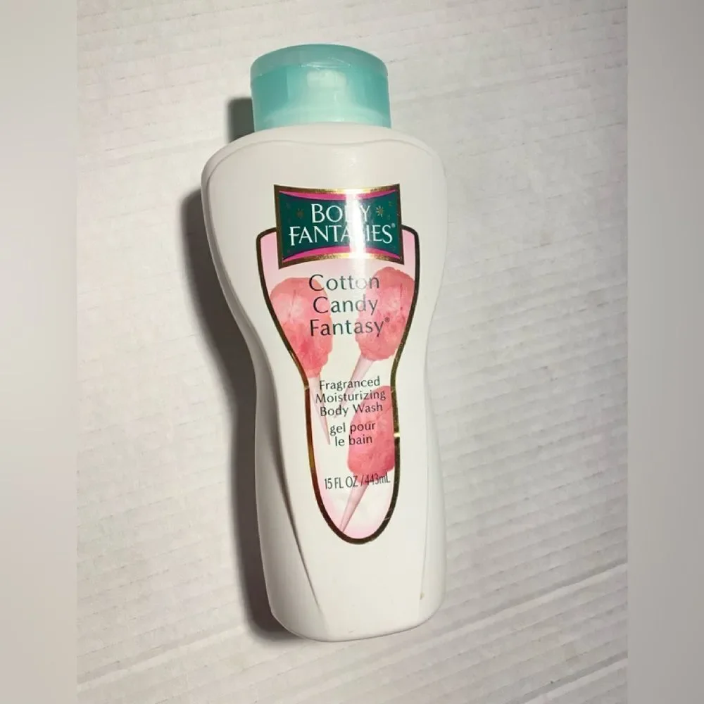 🛍️ Body Fantasies Cotton Candy Fantasy Fragranced Body Wash 15 Fl OZ💥